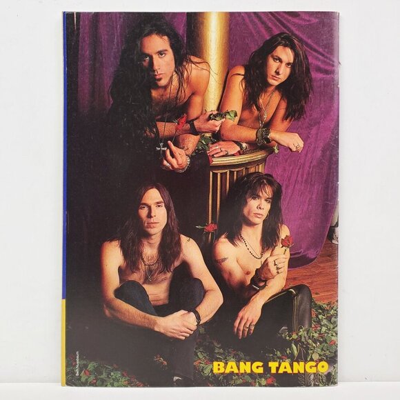 Rock Scene Magazine KISS Skid Row Motley Crue Cult Def Leppard VTG August 1990 - Picture 10 of 10